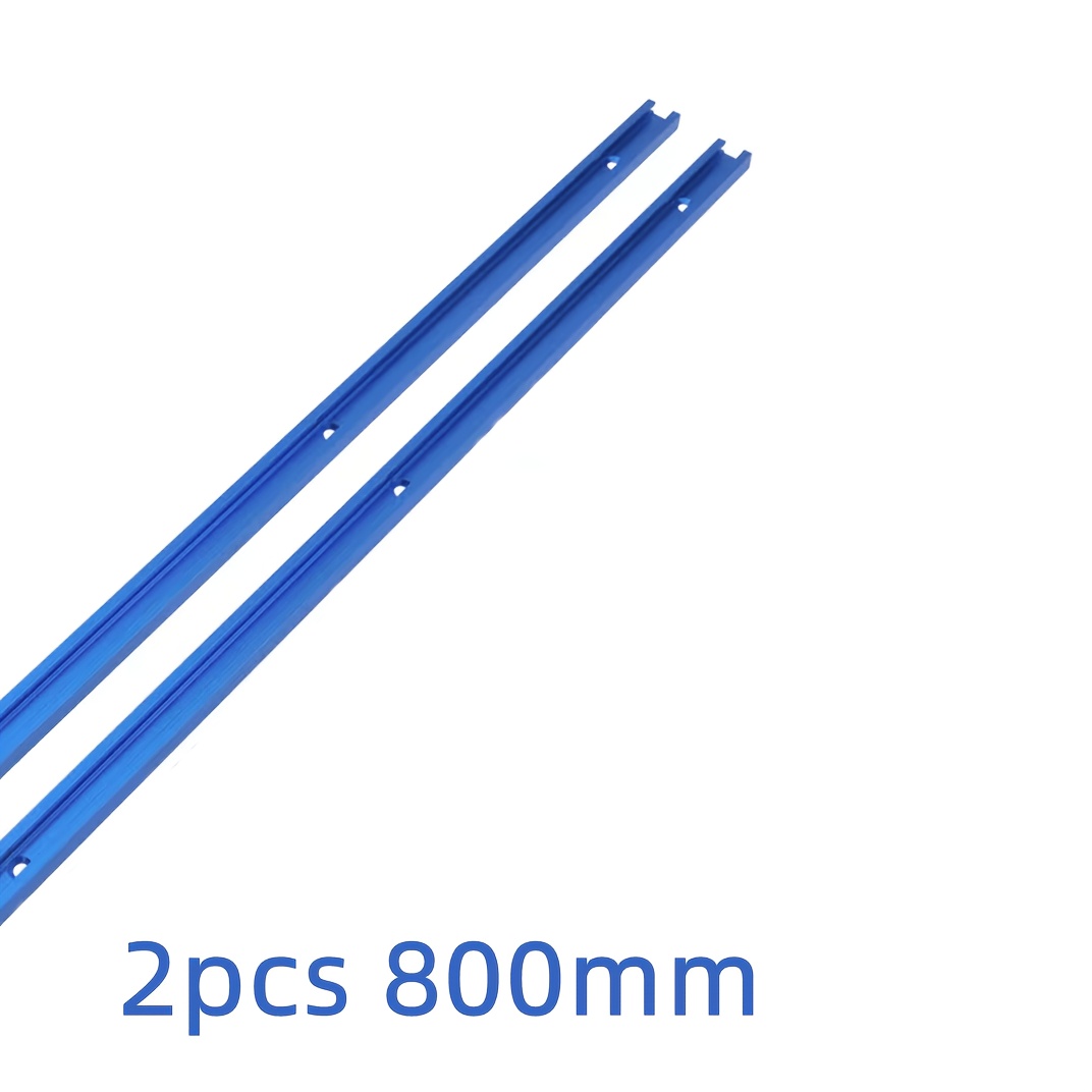 TEMU 2pcs 19 Type 800mm Woodworking Slot, Table Saw Jig Additions, 3 Colors Optional