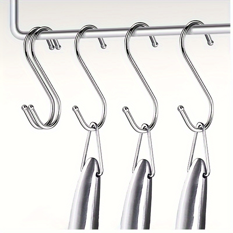 

30 Pack S Hooks, 3.5 Inch S Shaped Hooks For Kitchenware