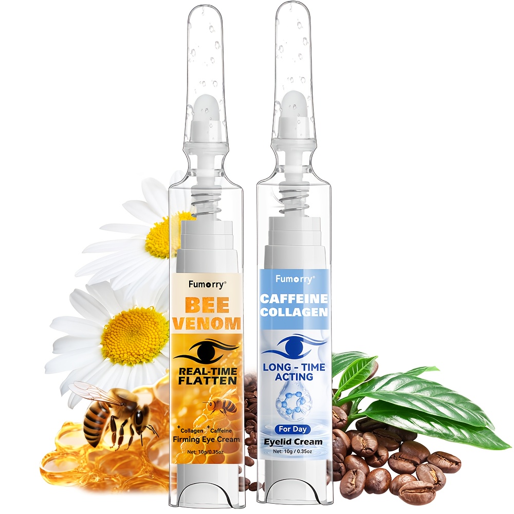 day and night eye cream set   eye cream contains collagen bee   and   for dark circles and puffiness firming lifting deep moisturizing and   eye skin Product details 2