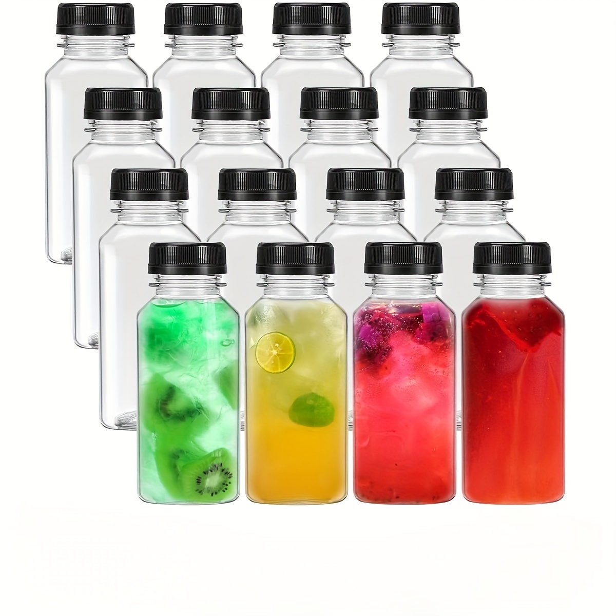 elfbar nachfüll pod läuft aus 20pcs 16oz Plastic Juice Bottles with Caps, Water Bottles, Clear Bulk Drink  Containers Juicing, Smoothie, Drinking Empty PET Plastic Juice  Bottles,Drink Containers for Making Juice Salad Dressing