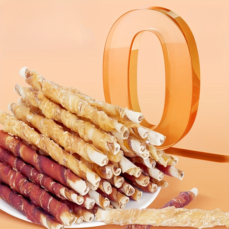 duck and cowhide grinding stick wrapped in approximately 3 53oz 100g duck meat teeth cleaning nutrition training rewards dog snacks teeth grinding Product details 4
