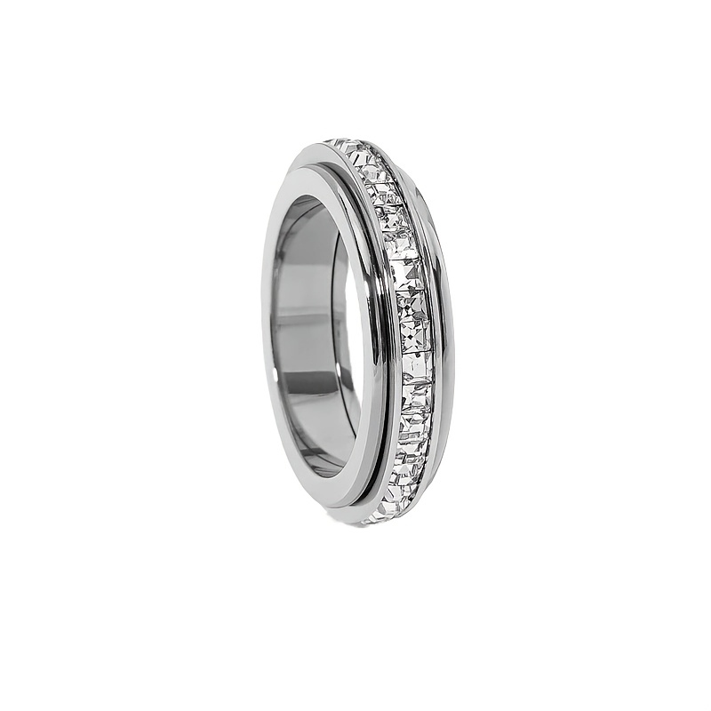 E-shop stilvoller drehbarer Ring, modischer, exquisiter, vielseitiger trendiger Fingerring