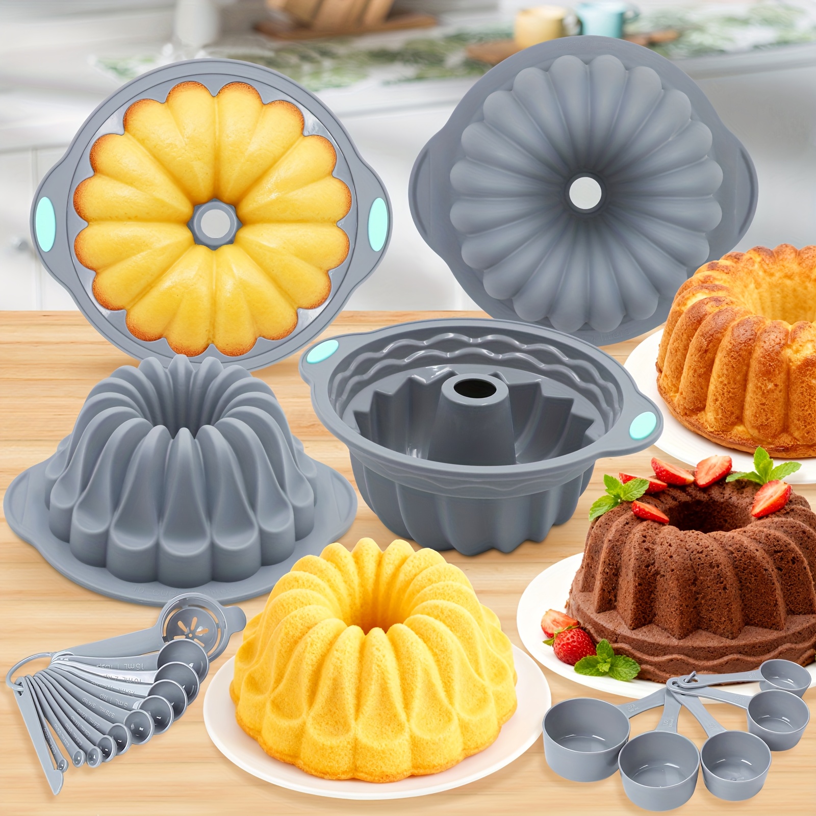 Stampo Per Torta A Forma Di Albero Di Natale In Silicone Antiaderente - 18,5x15x2,6 Cm, Per Muffin, Plumcake, Gelatina E Pasticceria Creativa - Stampo Flessibile