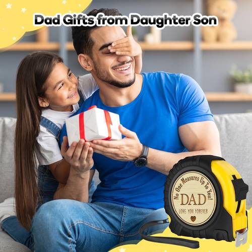 1pc of gift for dad christmas gifts from and daughters to dad birthday gifts for dad on fathers day tool gifts no engraving tape measure