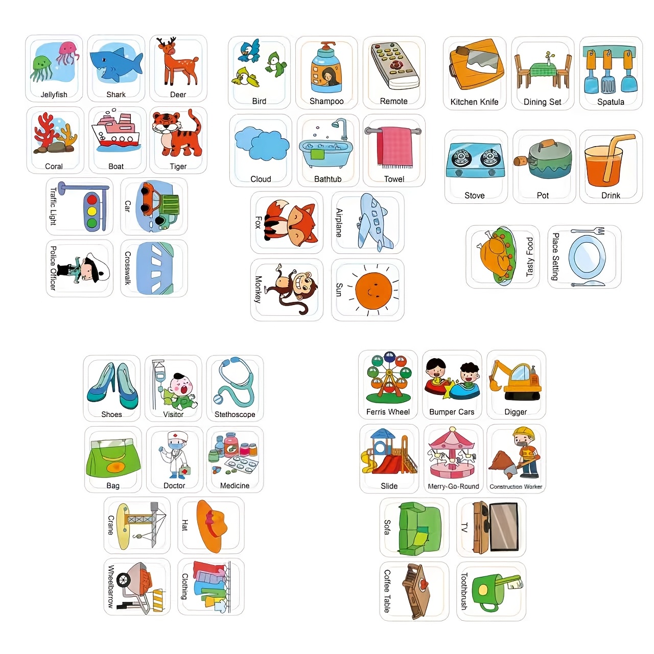 Logical Thinking Training Cards for Kindergarten Children