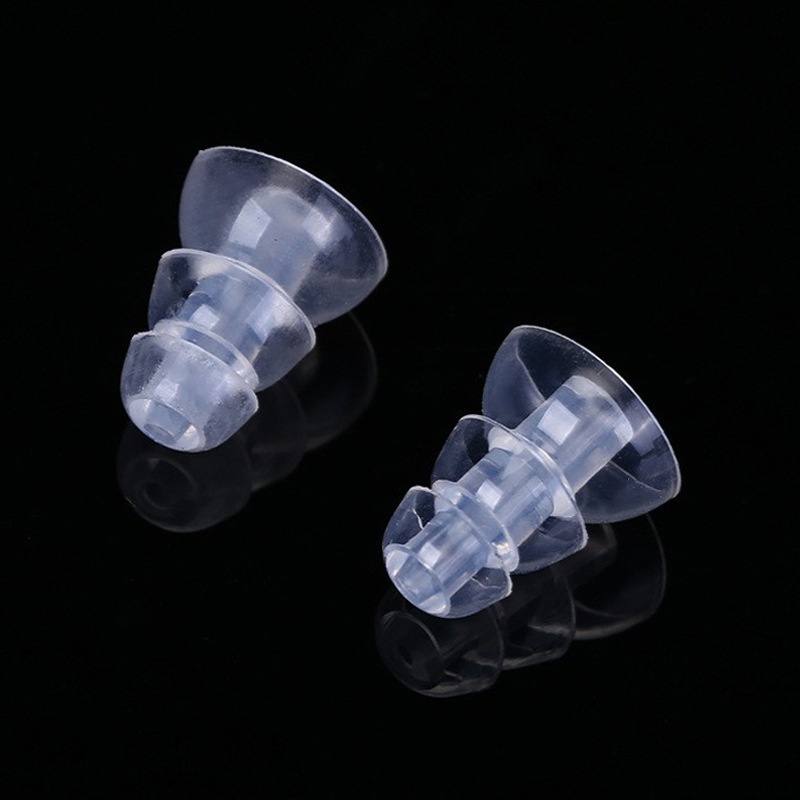 2mm Triple-layer Ear Tips For , Transparent Ear Cushions