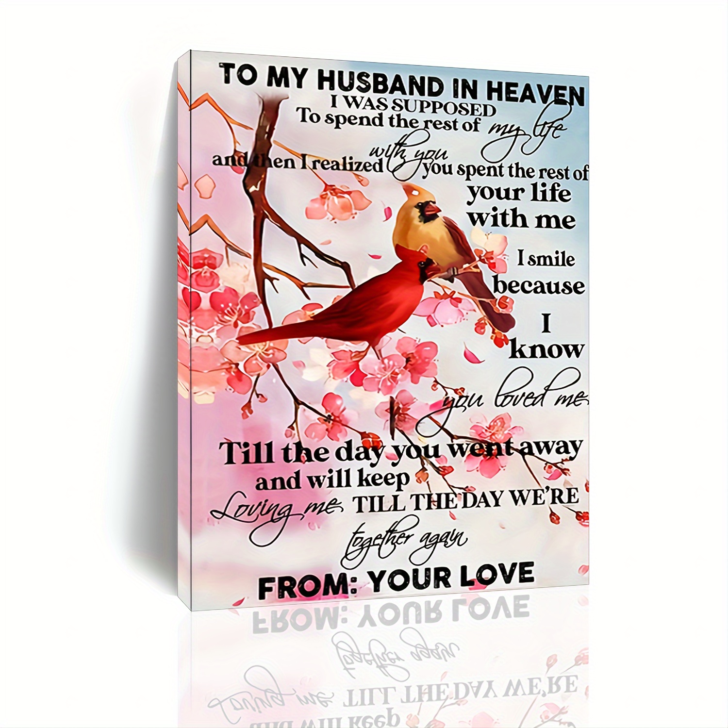 Wooden Framed Canvas Painting Husband Cherry Bomb - Temu Australia