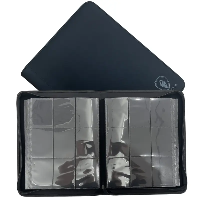 trading card binder canada Ultra Pro Elite Series Pokemon Zippered 9-Pocket PRO-Binder (Lucario) at King Pocket holds 324 toploaders Large-Capacity 540 Card Binder for