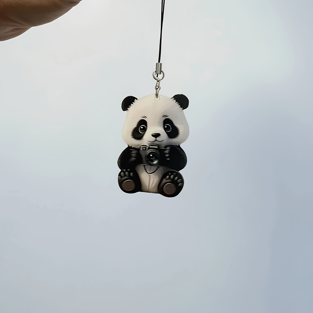 Charm Cane Palloncino Per Smartphone - Con Moschettone Oro, Materiale Effetto Pelle - Colore Rosa - Foto 8