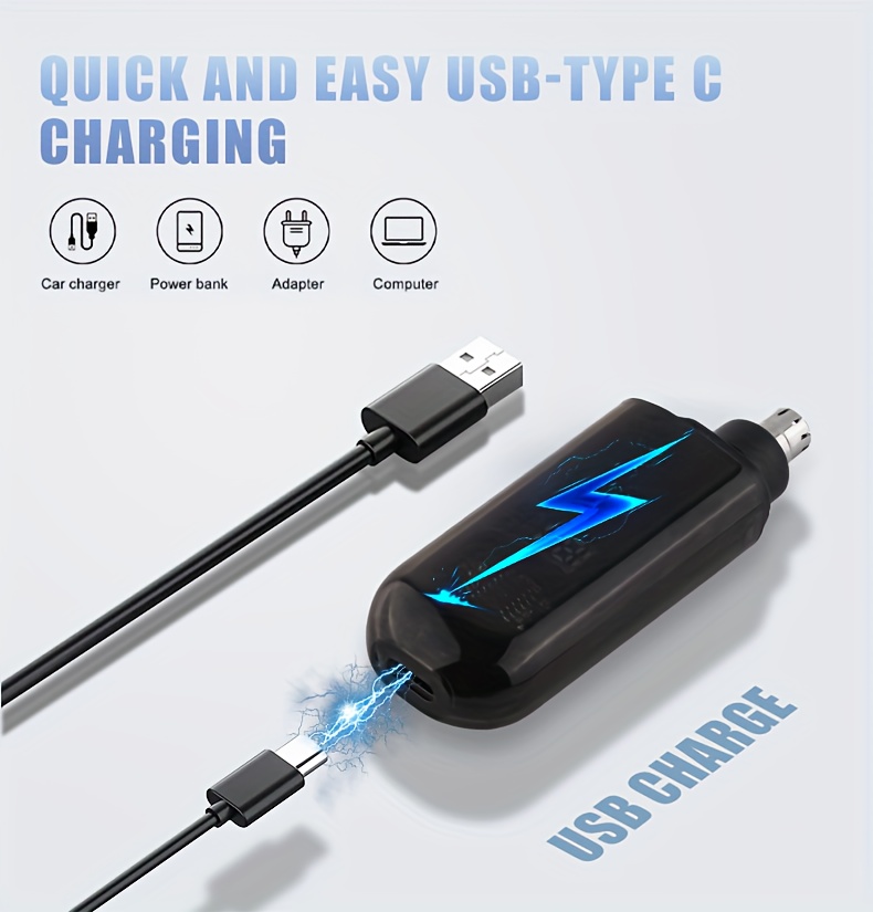   wm001 digital nose hair trimmer usb charging     trimming   to embarrassment   portable grooming   Product details 2