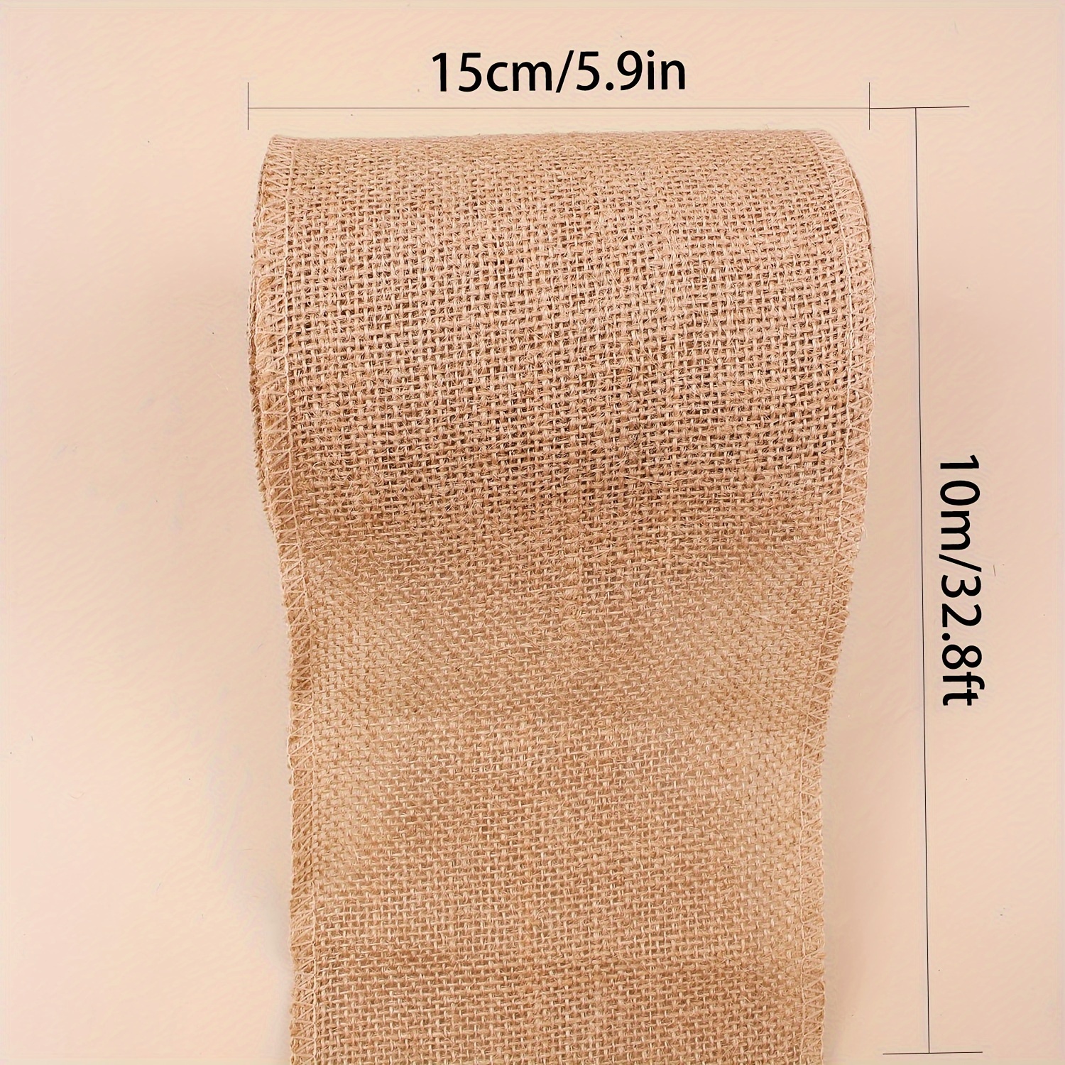 1 roll 15cm   burlap webbing burlap roll table flag chair back crafts making material 10m