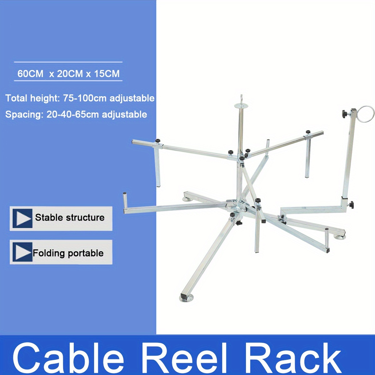 Reel For Heating Pipes, Cable Winder, And Pex Al/pex Pipe Roller With A Bag