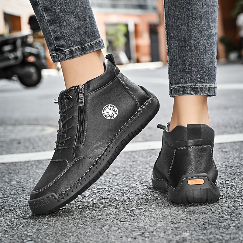 Women's Lightweight Hiking Boots with Zipper Closure