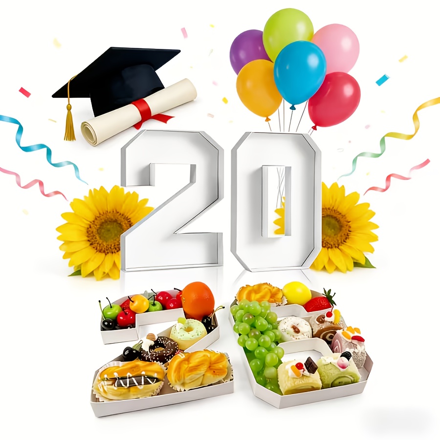 1pc   tray fillable with desserts cakes chocolates fruits display platter   graduation ceremonies birthday parties wedding celebrations adulting beach parties no electricity needed