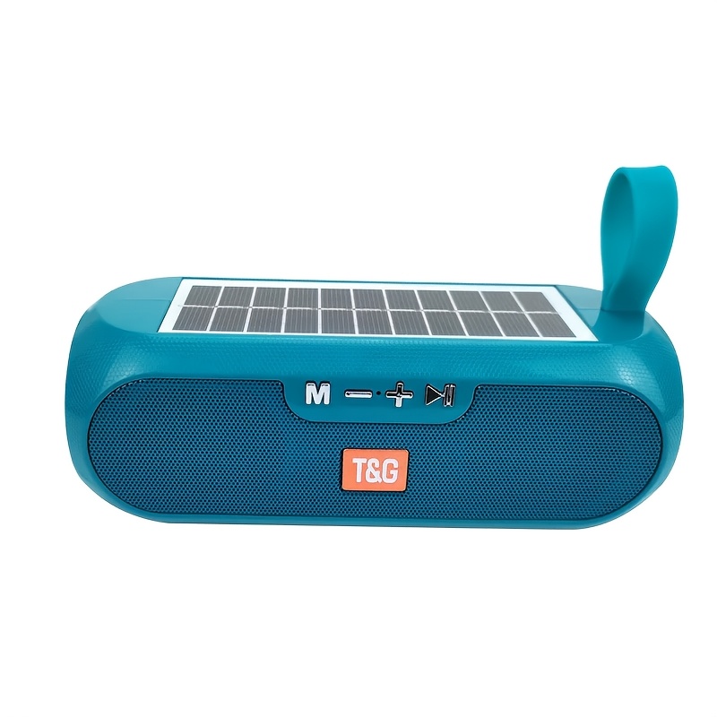 TEMU Tg182 Solar Speaker Is A Wireless Outdoor Speaker That Connects To Mobile Phones, Tablets, Computers, And Tvs. It Features A 10w Usb Portable