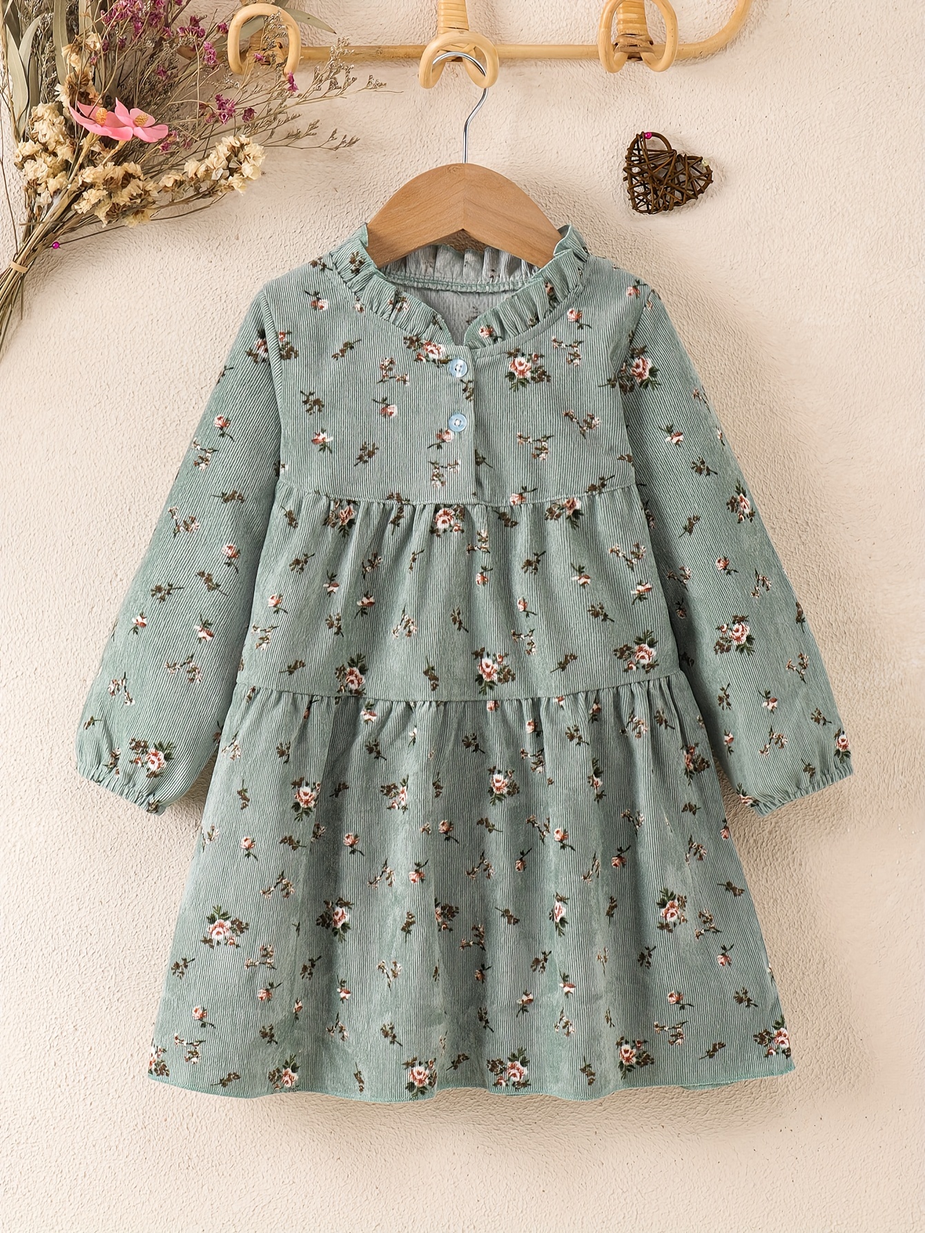 girls long sleeve dress sold on Temu United States