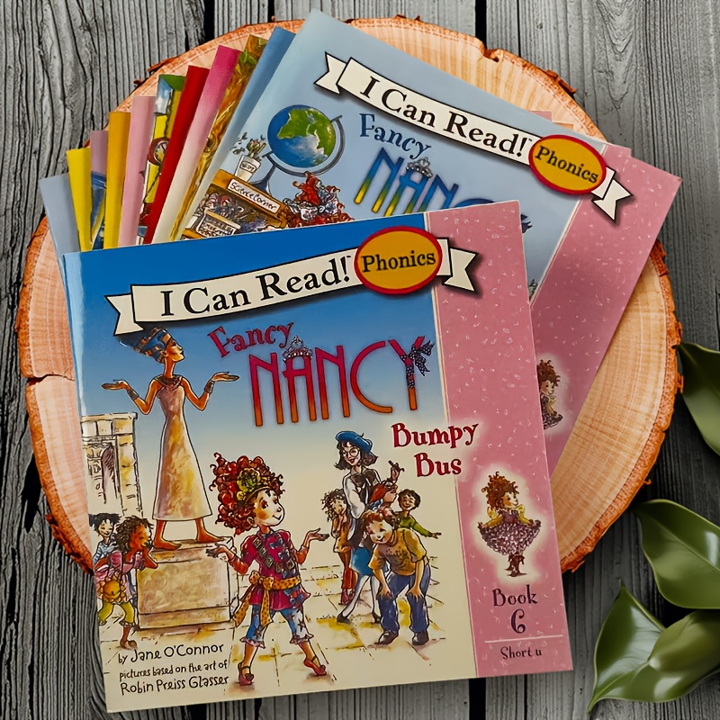 TEMU 1 Ensemble de 12 Livres Livre de Prononciation Série de phonétique, Apprentissage des courtes et longues, Convient aux débutants en anglais,