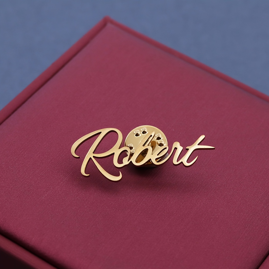 TEMU Spille da personalizzate con e , spille con personalizzata, gioielli minimalisti con di , regalo per donna compleanno anniversario San Valentino