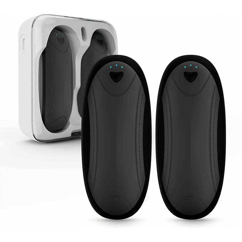 1pc Electric Portable Hand Warmer - USB-Powered Fast-Charging 3-in-1 Heating Levels (35°C/42°C/48°C), 10H/7H/4.5H  , Type-C Charging,   for Camping, Hiking, Travel - Compact & Reusable Pocket Heater with Auto Shut-Off, -Safe Operation, Ideal Winter Gift for   (Black) - USB-Powered Portable Heater with 3-Tier Temperature Control & Safety System, Portable Heater for Camping, Hand Warmer Reusable, Disposable Heat Pack, Mini Heater,