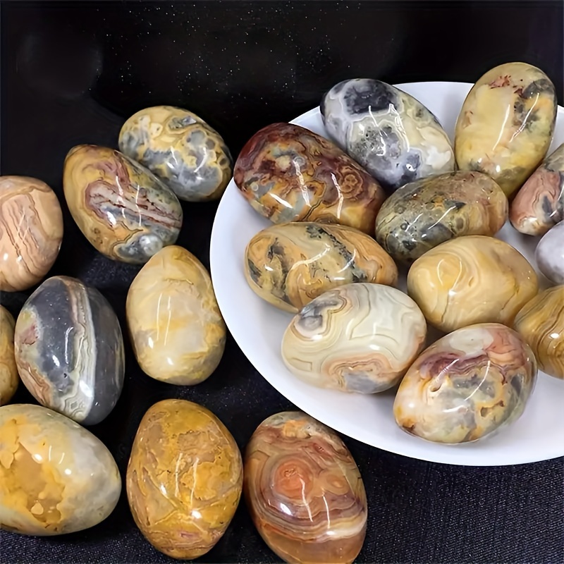 natural mad agate rolling stone agate gravel rough stone