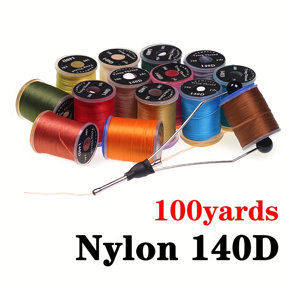 

Icerio 140d Nylon Fly Tying Thread Kit - Vibrant , Strong & For Dry/wet Flies, , - Ideal For Father's Day & Fishing Enthusiasts