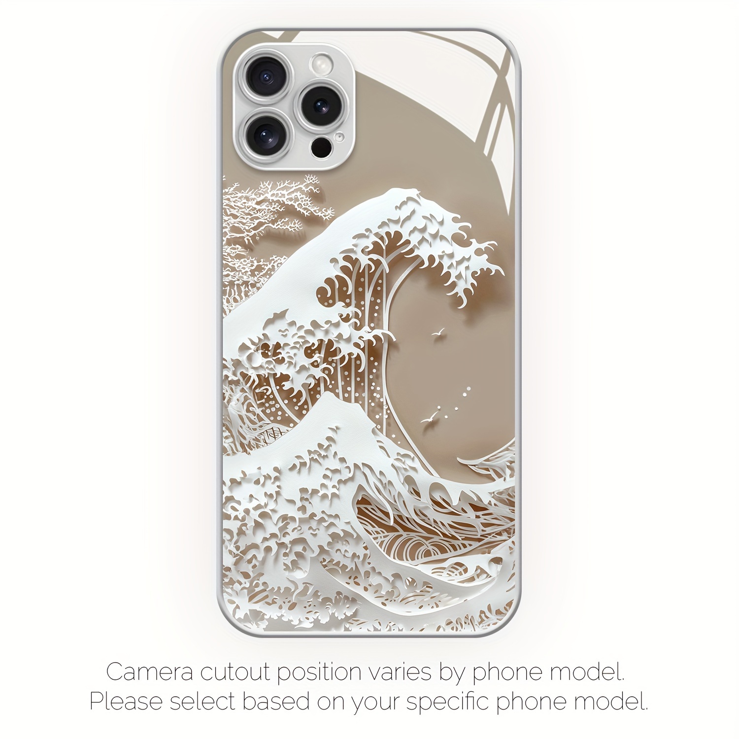 japanese paper cut giant phone case - Temu
