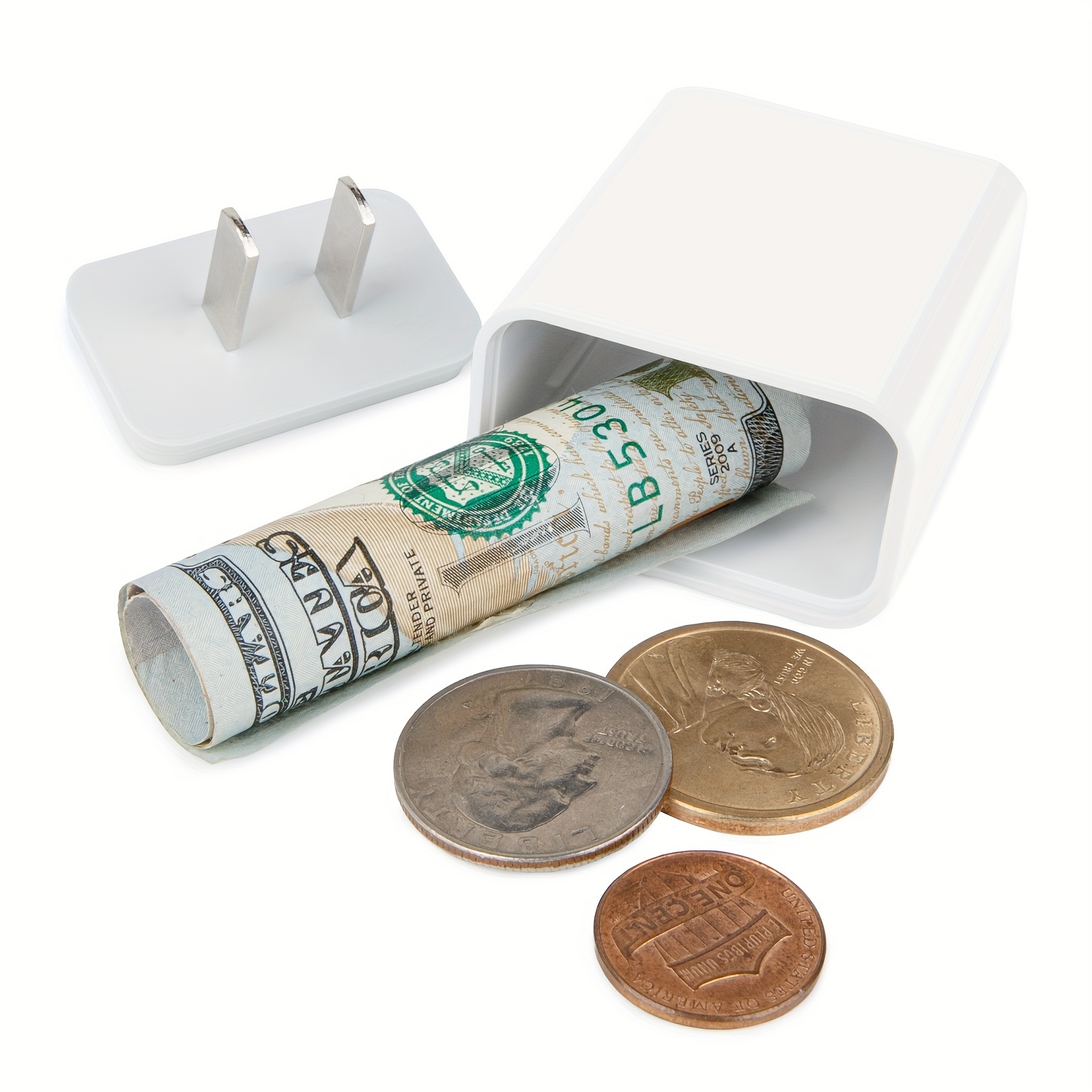 

Fake Charger Diversion Safe-looks Like A Real Charger-hollow Iiterior Hidden Money Coins Or Other Small Valuables