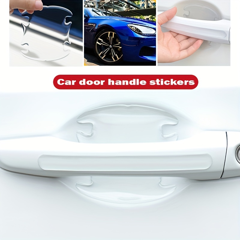 Car Door Handle Stickers Accessories Car Sticker Exterior - Temu