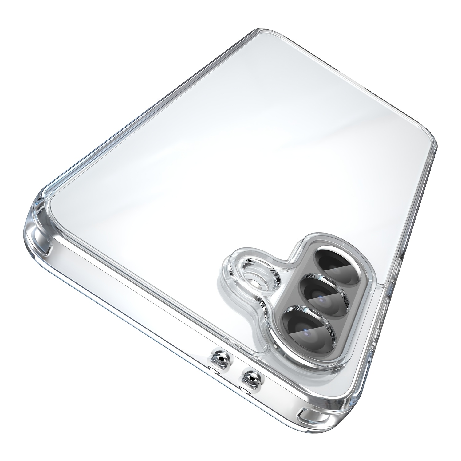 Phone Case - A Stylish Transparent Acrylic Phone Case Compatible With Galaxy A56 5g, Corner Protection Against And Drops