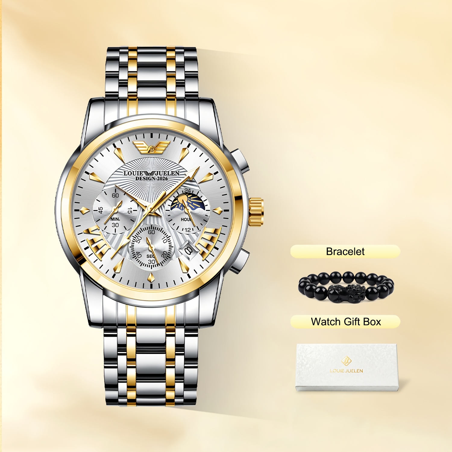 TEMU High-end Texture Automatic Mechanical Men's/women's Watches Are Fashionable And Stylish, Suitable For Decorating New Year's Birthdays,