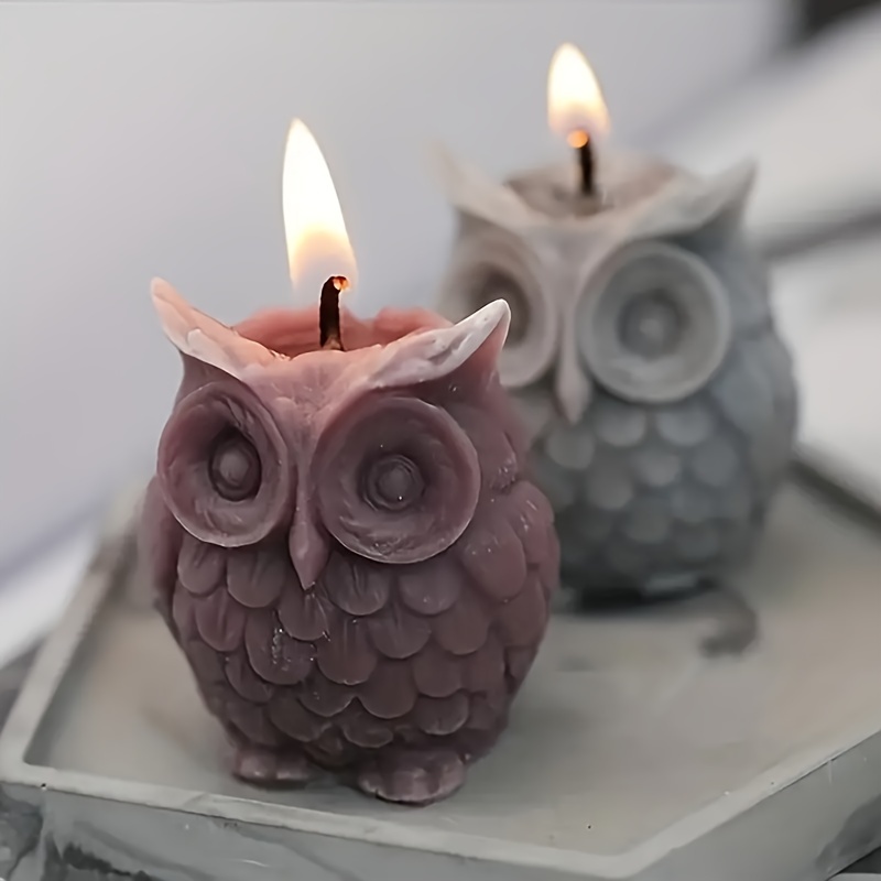 

1pc 3d Owl , Soy Wax Mould, Tool For Diy Making, , Shaped Making Supplies