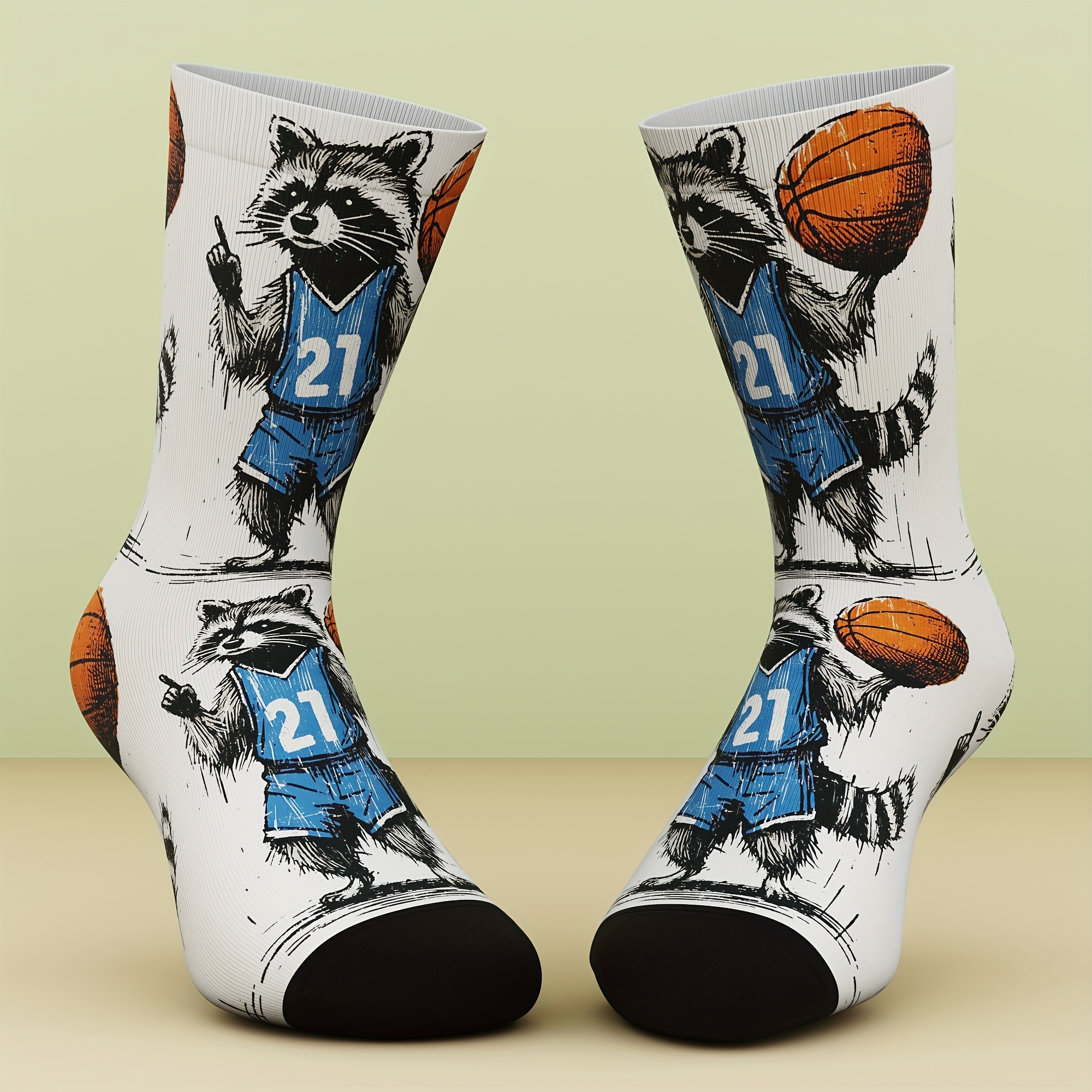 E-shop Ein Paar Unisex-Socken, mit lustigen modischen Mustern, bequem für Outdoor-Sport, ein neuartiges Socken-Geschenk, mit 3D-Digitaldrucktechnologie