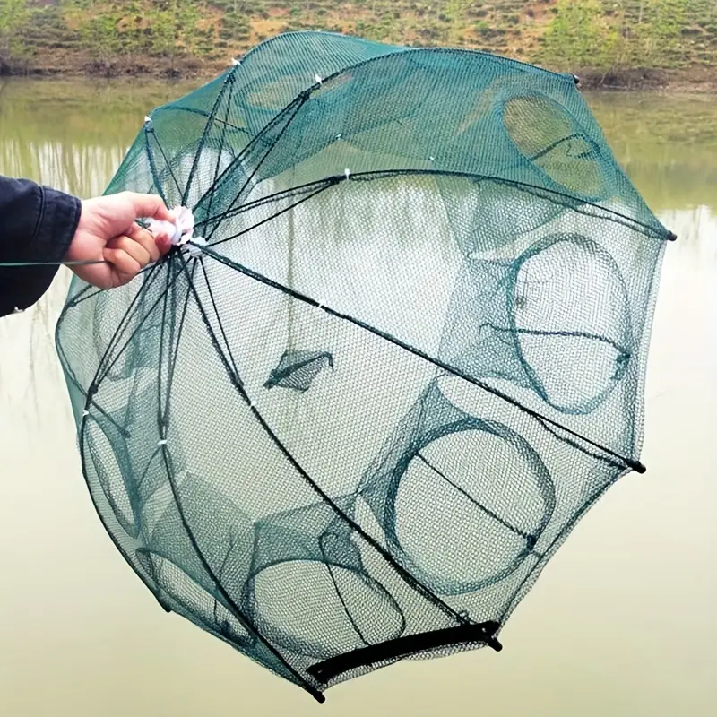 Portable Folding Crab Net Perfect Outdoor Fishing Shrimping - Temu Germany