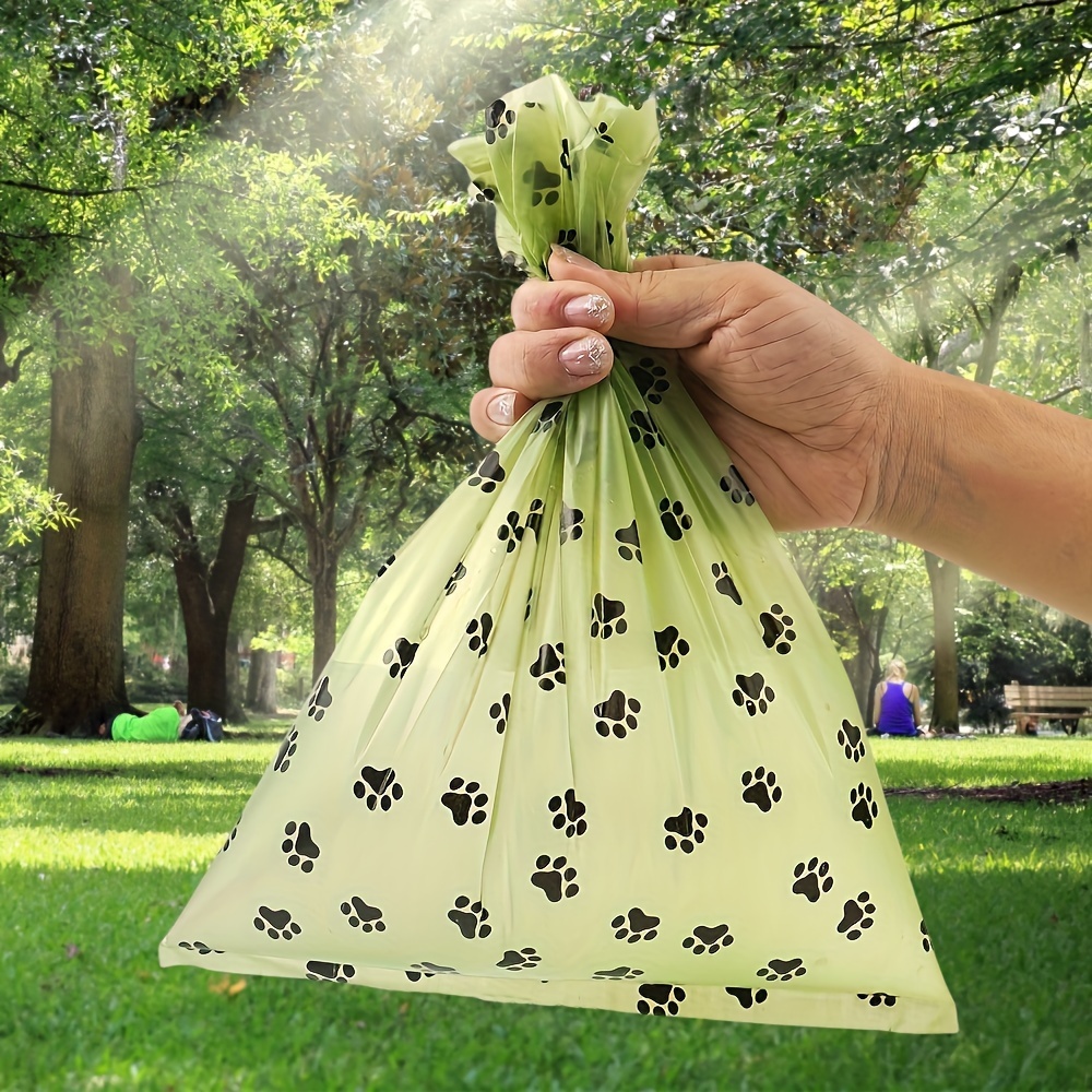 

Extra Thick Polypropylene Dog Poop Bags, 20 Rolls (300 Bags Total), Leak-proof Pet Waste Bags With Paw Print Design For Clean Pickup