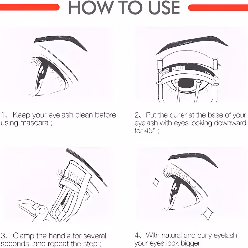 eyelash curler with 10 replacement pads designed for long lasting use making lashes and fuller and safe for this eyelash curler shapes effortlessly without the skin Product details 2