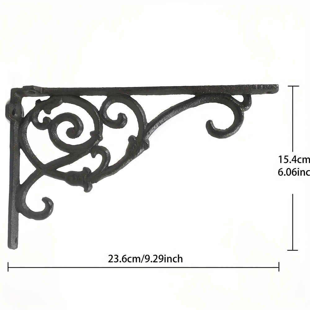 TEMU European-style Scroll Flower Decorative Right-angle Frame