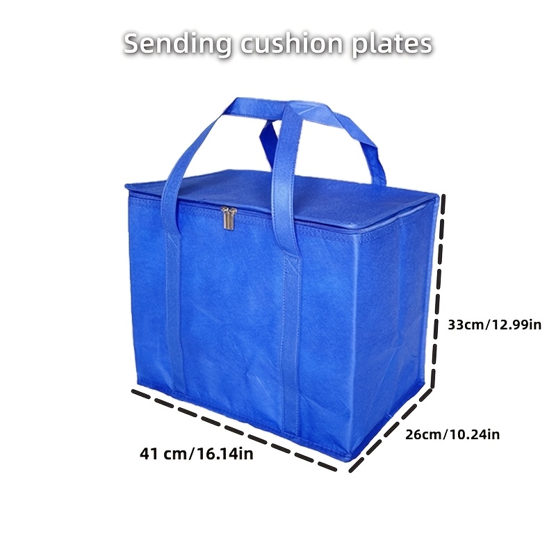 TEMU 1 pièce 2 pièces Sac isotherme de camping et d'extérieur de grande capacité 34 litres avec rembourrage, renforcé et épaissi, utilisé comme sac