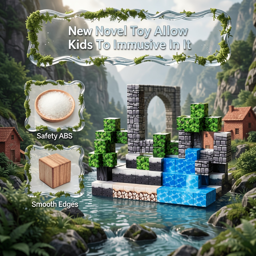 Magnetic Building Blocks for Ages 3-8, High Stability Toys
