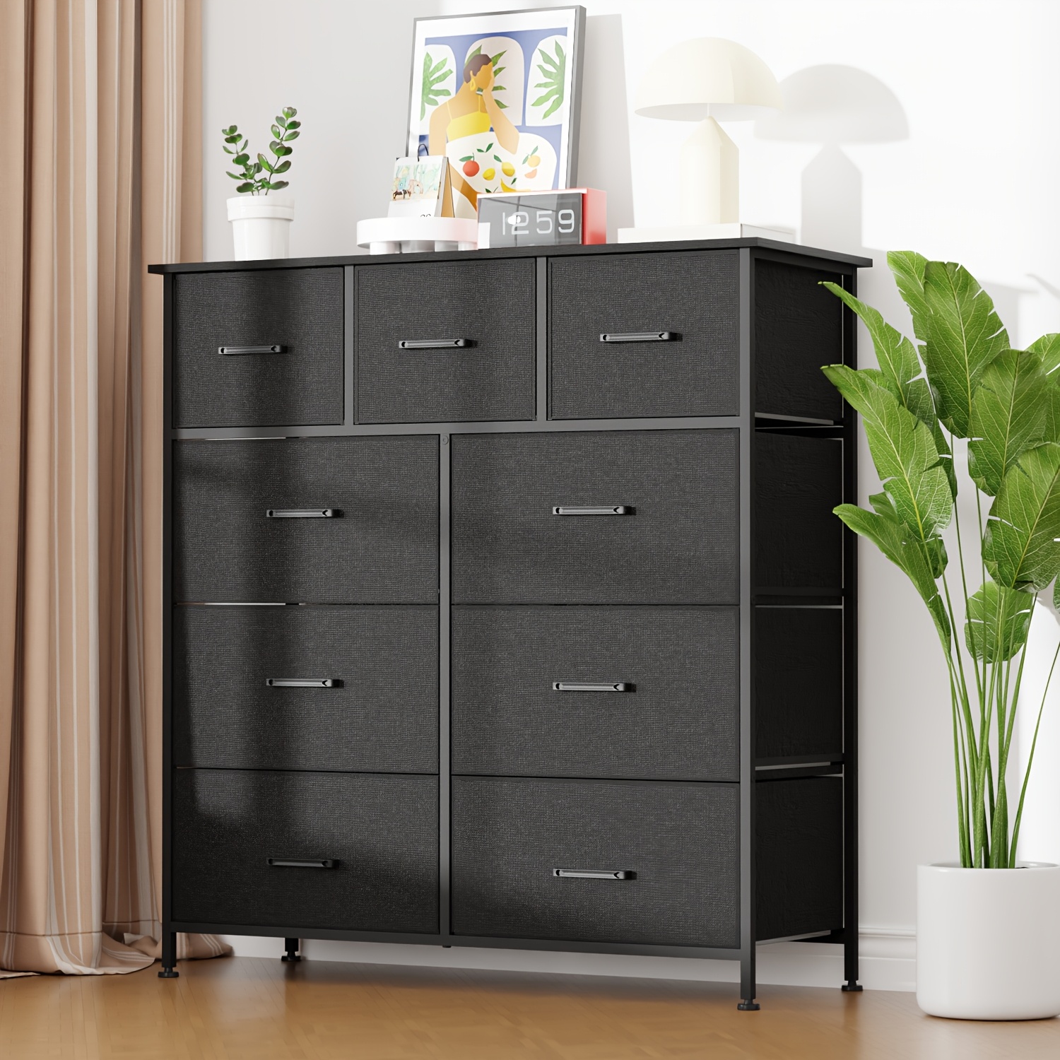 9 drawer dresser sold on Temu United States