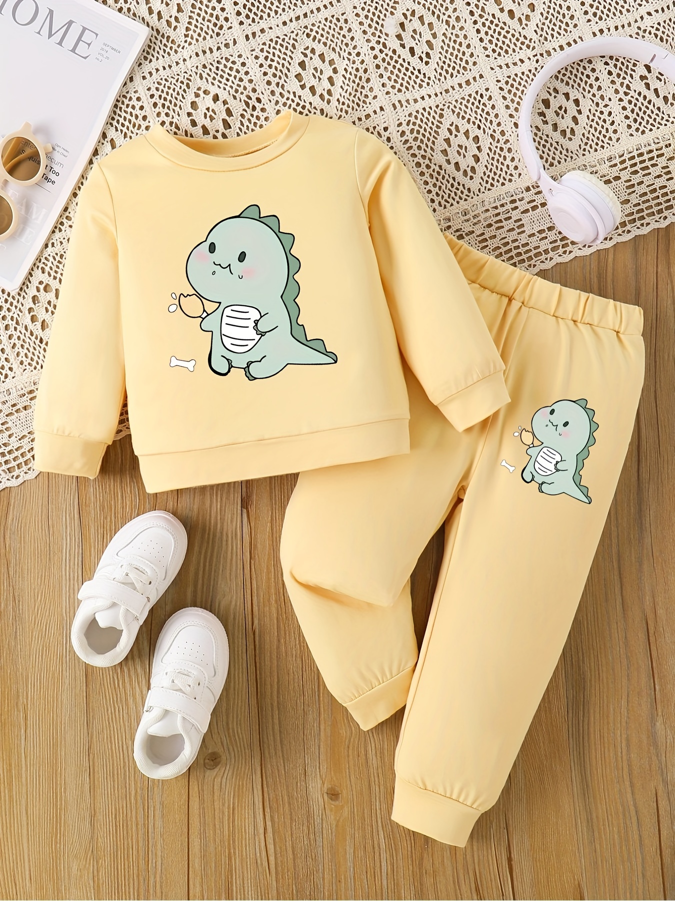 spring autumn style infant toddler baby boy girl round neck Temu