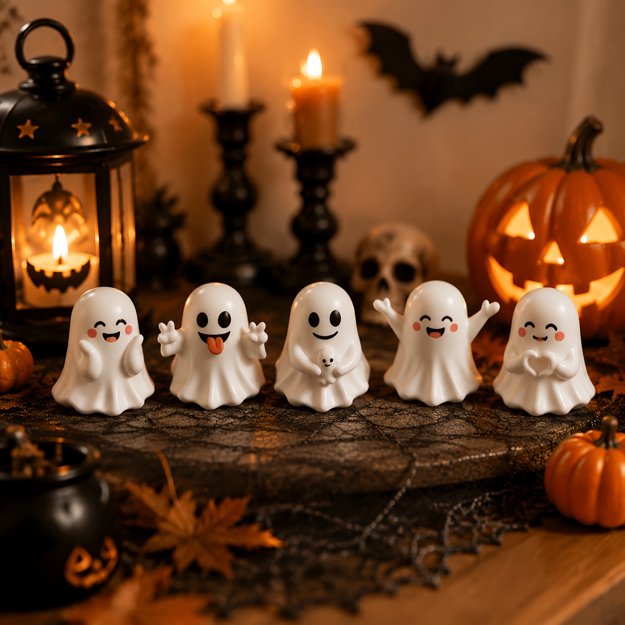 halloween figurine set cute   decor   decoration enhancement desk halloween party decorations autumn seasonal tabletop ornaments