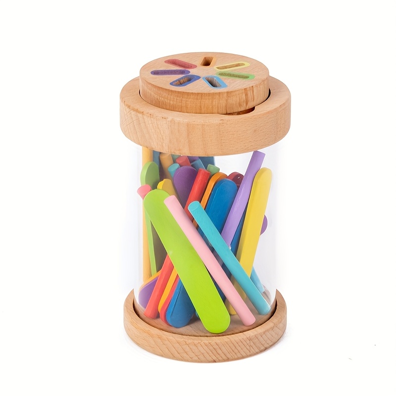 Children's Wooden Color Recognition Shape Sorting Toy
