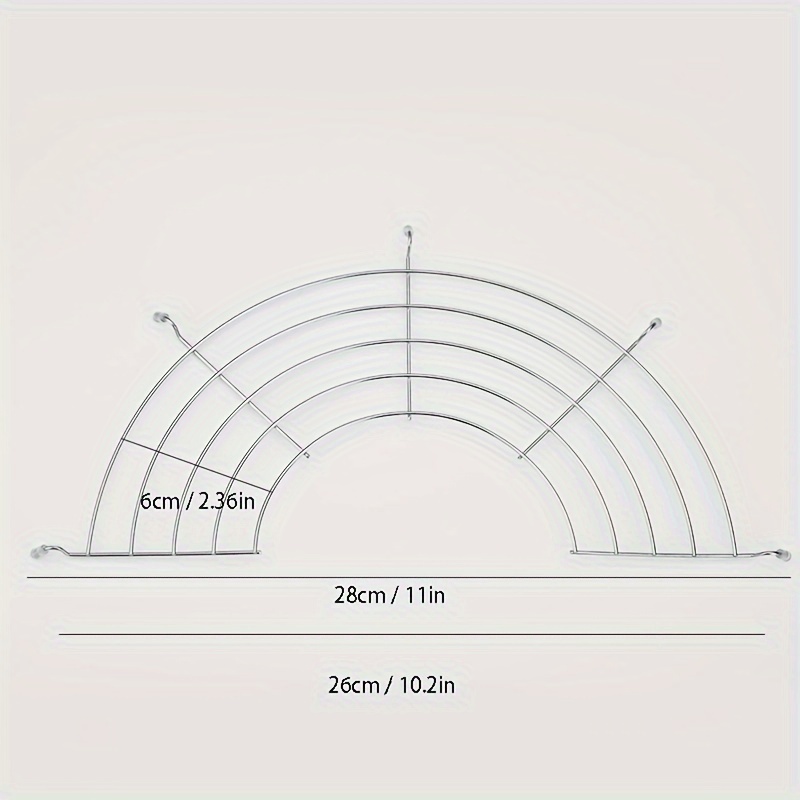 1pc 304 stainless steel semi circular oil draining rack stainless steel semicircle fried food filter kitchen cooling rack shelf for baking cooking grilling kitchen stuff details 6