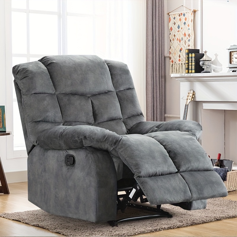 

Sienda Recliners Single Recliner Chairs For Adults, Breathable Fabric Reclining Chair Manual Sofas For Living Room