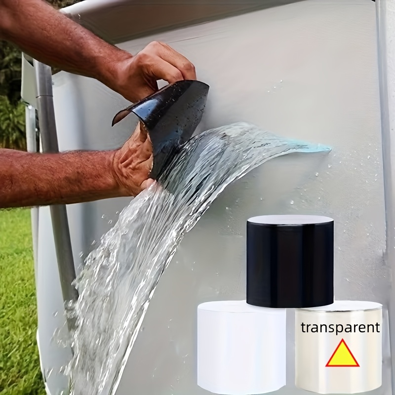 Image of 500% [multiple Color ] Stronger Leak-proof Tape - Waterproofing, Super Rubber, Suitable For Indoor And Outdoor Use, Ideal For Home, Rv, Roof, Pipes, Swimming Pools - Options