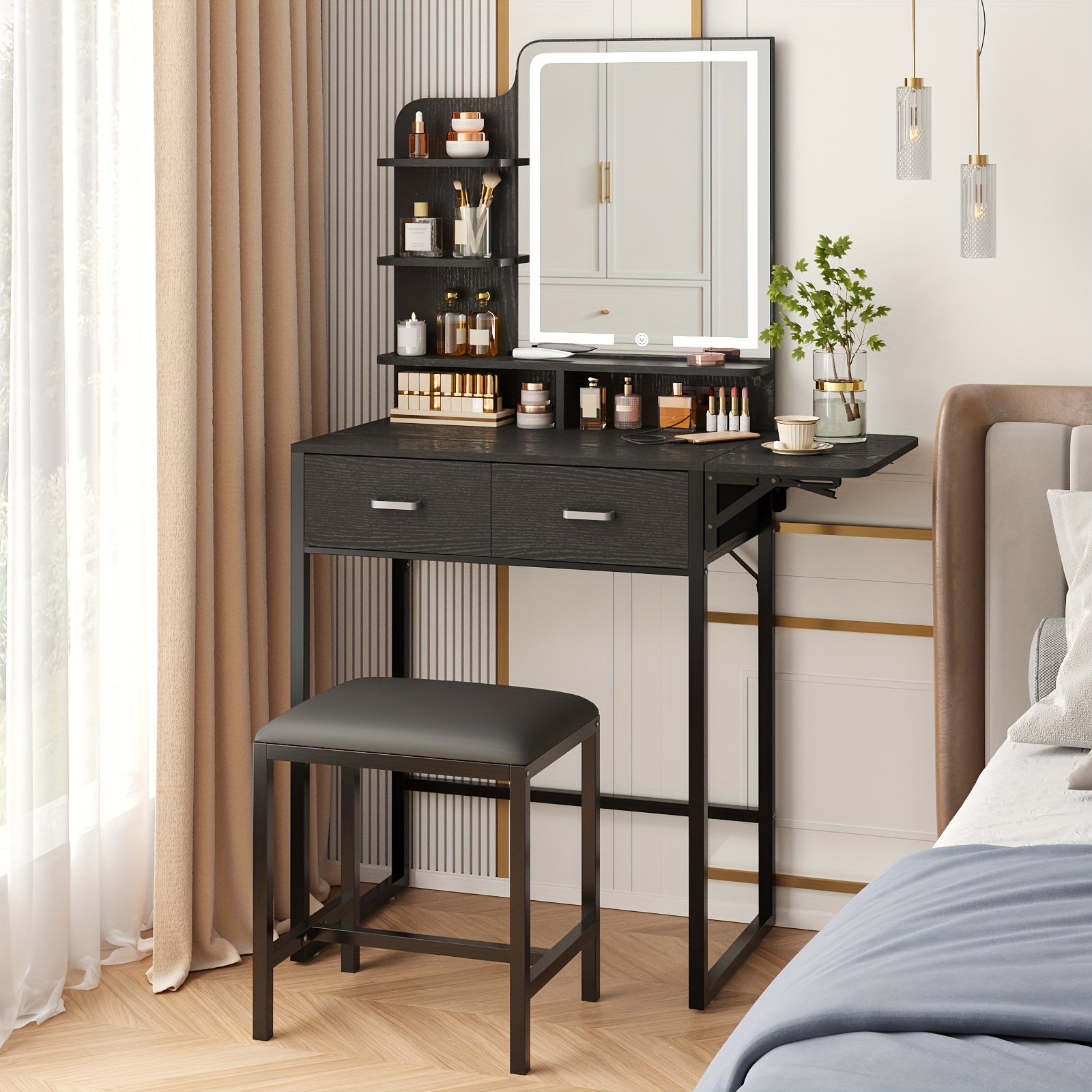 small dressing table black Swan Dress M
