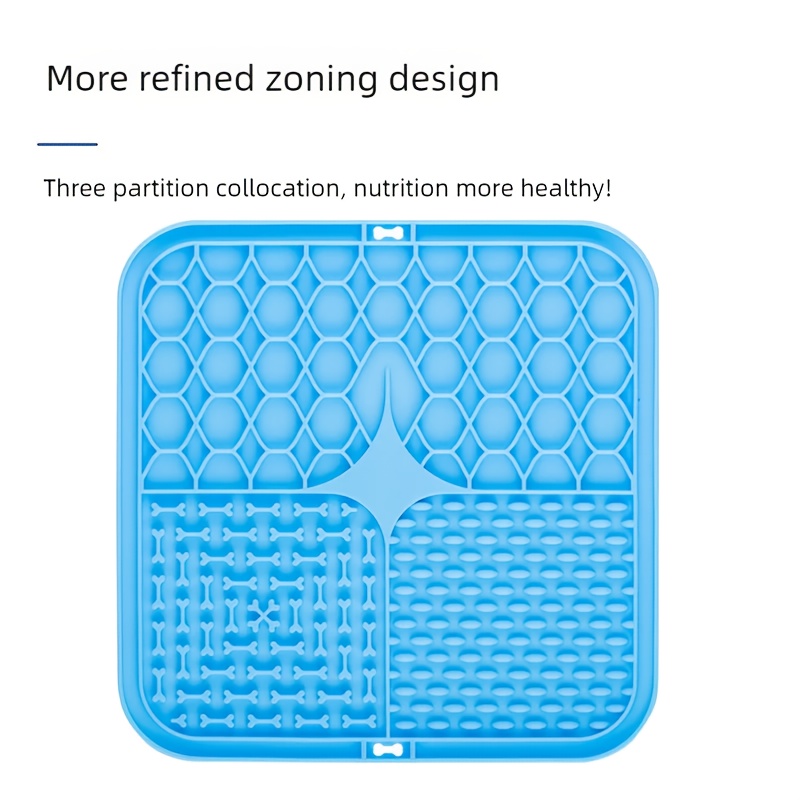 4 in 1 dog licking mat detachable puzzle design healthy slow feeding anxiety relief safe material washable feeding pad pet supplies Product details 4