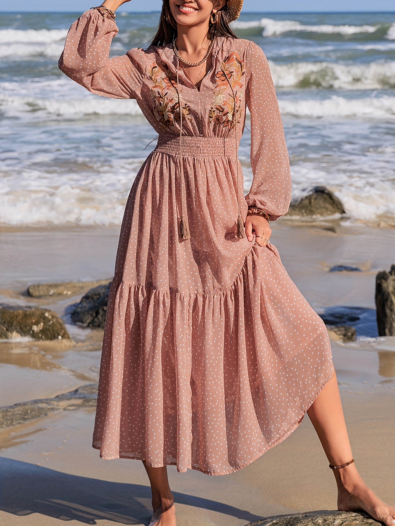 boho chic modern bohemian elegant retro floral - Temu Poland