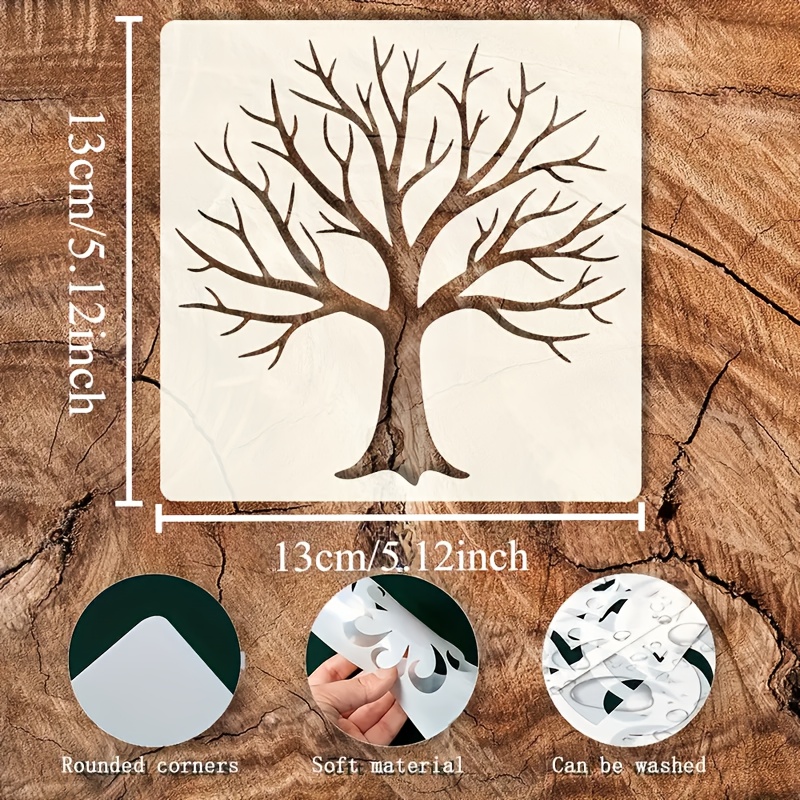 Tree of Life Craft Stencil Template for DIY Projects