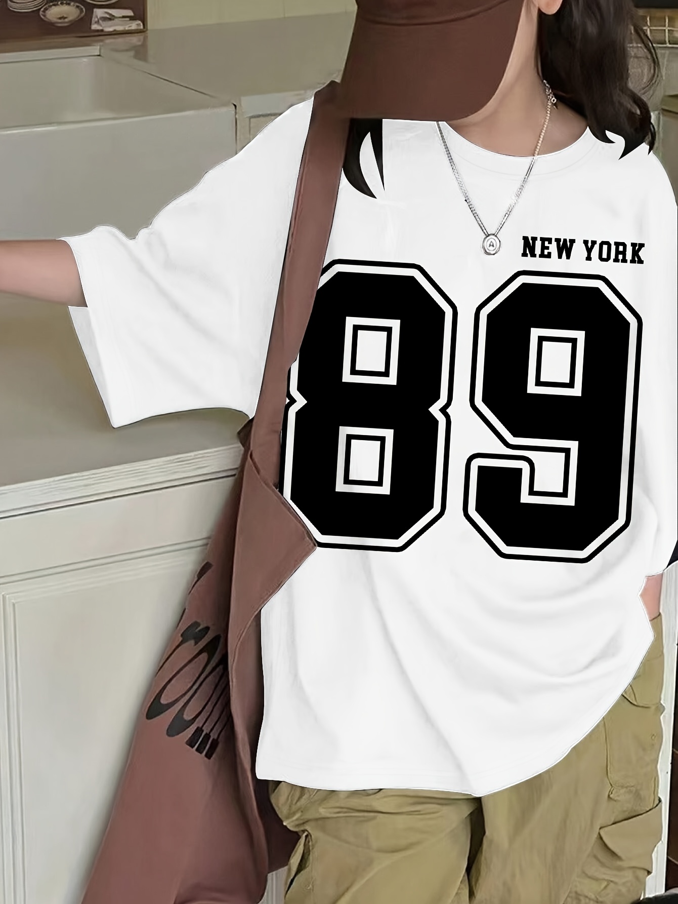 girls white short sleeve t shirt 89 graphic Temu Oman